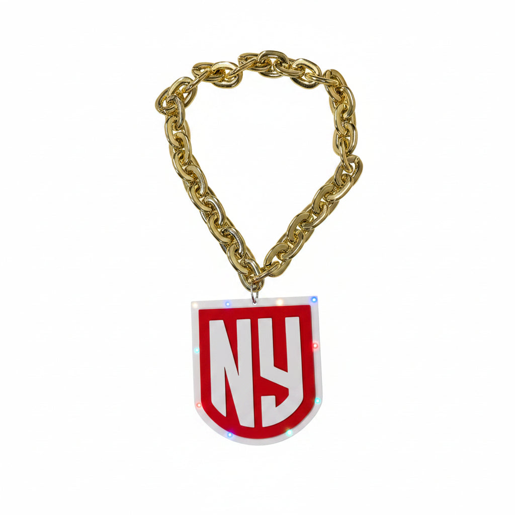 RBNY Light Up Gold Chain